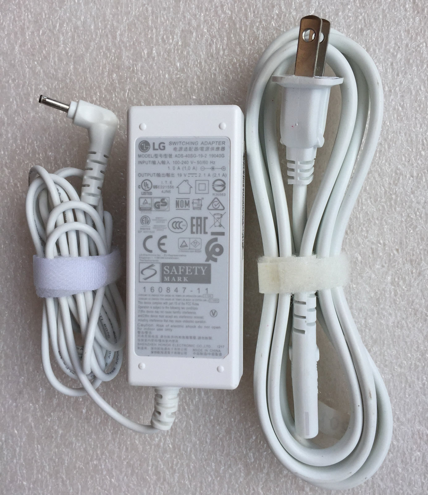 New Original LG 19V 2.1A AC Power Adapter&Cord for LG Gram 15Z970-GA75K Notebook - Click Image to Close